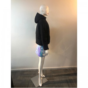 Hölgyek pufferkabátja feketében RLWPC0057