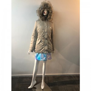 Hölgyek fülkék kapucnis kabátja RLWPC0059