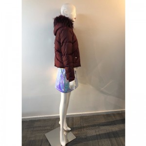 Hölgyek burkolatú kapucnis kabátja RLWPC0066