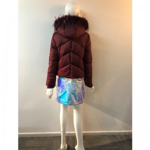 Hölgyek burkolatú kapucnis kabátja RLWPC0066