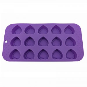 Édes szerelem szilikon szív alakú csokoládé formák