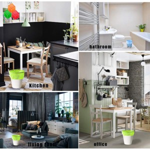 Promóció egyedi méretű színes olcsó oxo 100% -ban biológiailag lebontható komposztálható kukoricakeményítő műanyag szemetes hulladékzsák tekercs család / bevásárlóközpont számára