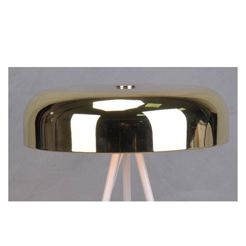 Állvány asztali lámpa fém árnyékolással