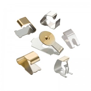 OEM sajtoló fém rugóacél klip terminál