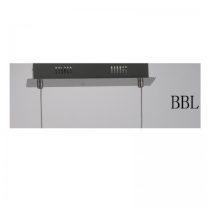 LED függő lámpa négyzet alakú alumínium csíkkal