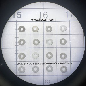 2019 Kína Gyártó, a Micro Precision Small SmCo Ring Magnet