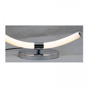 LED asztali lámpa, C alakú akril csővel