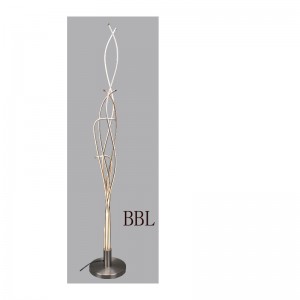 LED állólámpa alumínium csíkkal