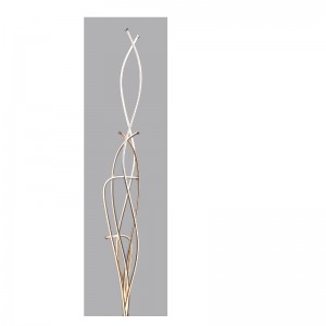 LED állólámpa alumínium csíkkal