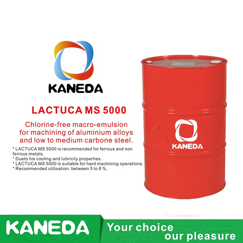 KANEDA LACTUCA MS 5000 Klórmentes makroemulzió alumíniumötvözetek és alacsony vagy közepes karbontartalmú acél megmunkálásához.