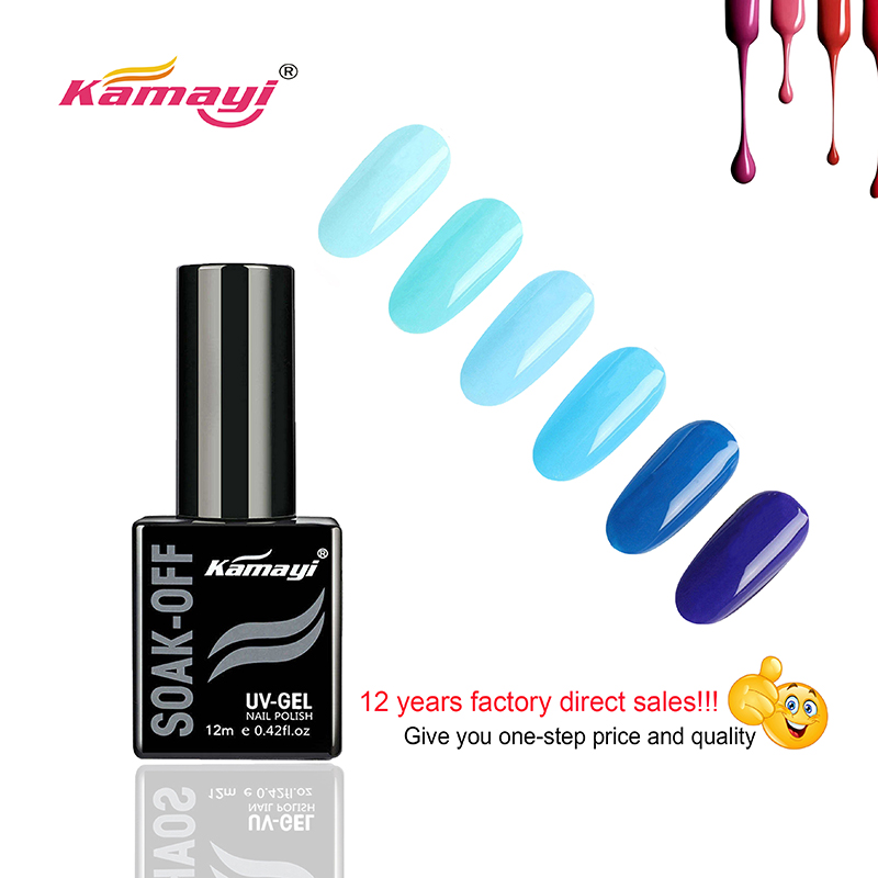 Kamayi Nail Products ingyenes minta Uv gél körömlakk fekete üveg 12ml géllakk