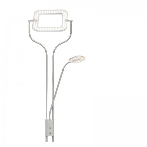 Anya és fia nagyfeszültségű LED-es állólámpa négyzet alakú LED-es panellel