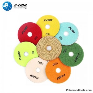 Z-LION ZL-123C műgyanta nedves gyémánt rugalmas csiszolópadok kőprojektekhez