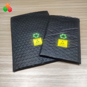 Testreszabott nyomtatott logó buborékos levelezőanyagok szakadásálló párnázott műanyag zacskó / együtt extrudált poli szállítási boríték buborék légzsák