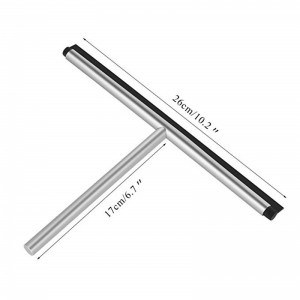 Nagykereskedelem Kiváló minőségű háztartási tisztító szerszámok Ablaktörlő zuhany ablaktörlő fém kampóval