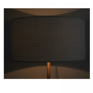 Modern állólámpa szövet árnyalattal