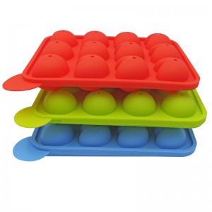 3D szilikon forma csokoládétorta forma 12 szilikon nyalóka forma