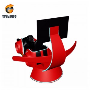 Racing Simulator VR Machine Globális forró eladó vidámpark felszerelés háromtengelyes vr versenyautó