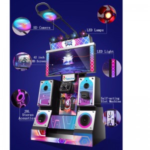 beltéri 9d vr zenei tánc játék géptáncos szimulátor