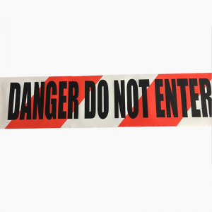 egyedi barikád szalag a reklámhoz