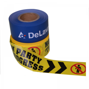 Kitűnően vízálló, magas erősségű, visszahúzható barikádszalag