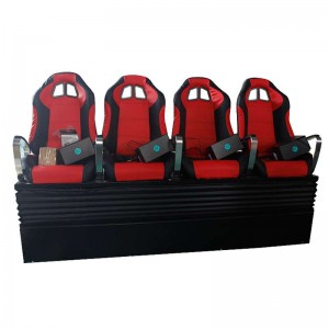 Érdekes színház 4 üléses 9dvr mozi 3 dof dinamikus platform