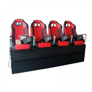 Érdekes színház 4 üléses 9dvr mozi 3 dof dinamikus platform