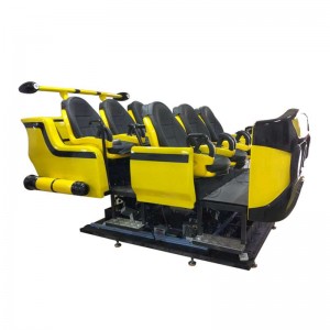 Új vidámpark felszerelés 6 dof-szimulátor, 9d vr űrhajó, 6 üléses 9dvr család