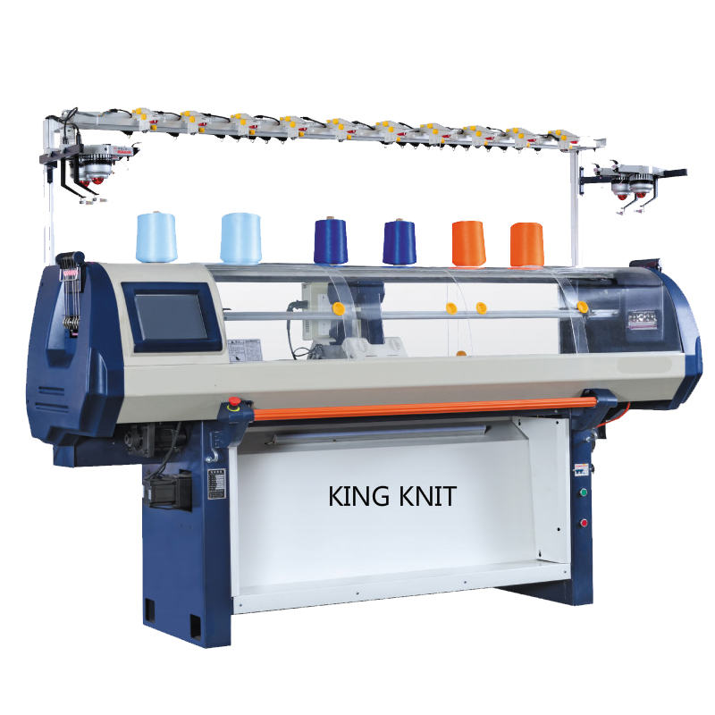 Számítógépes automatikus lapos kötőgép: