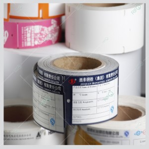 Kiváló színtelítettségű acélrudak magas hőmérsékletű címkékhez