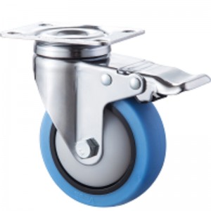 Közepes vámtétel — Kromozott burkolat narancssárga TPE kerékkel