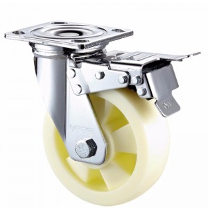 Nehéz vámtétel PP-kerékkel bevont cink bevonatú burkolat