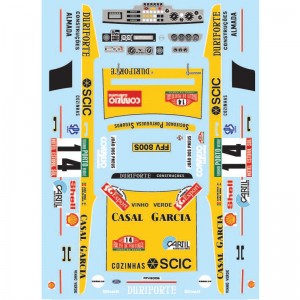 autómodell csúszda matrica