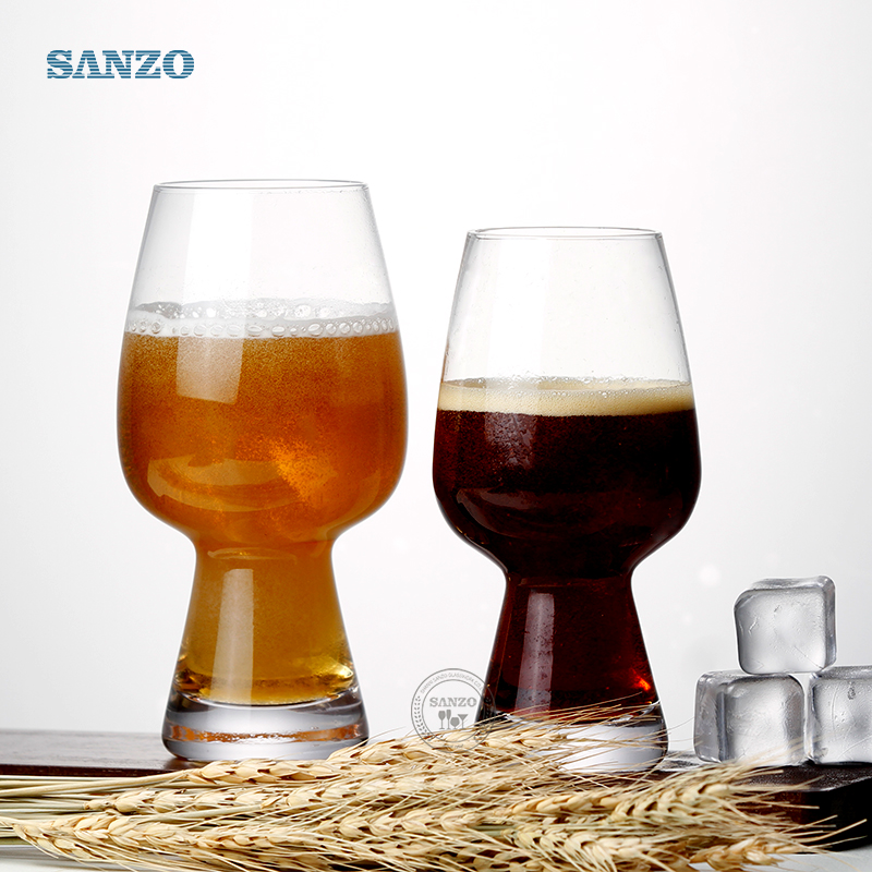 Sanzo reklám sör üveg fogantyúval testreszabott maratott logó sör üveg Pepsi sörös üveg