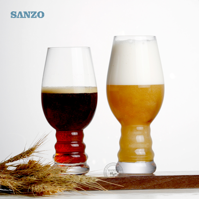 Sanzo bár kreatív félhold alakú gyümölcslé sördobó üveg testreszabott méretű ivó sörüveg személyre szabott söröspoharak