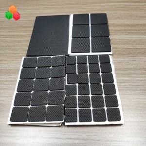 Dongguan tervezett méretű öntapadó gumibútor asztali lábszárvédő pad eva habvédő szék siklóeszköz