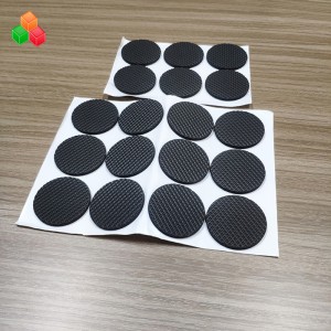 Dongguan tervezett méretű öntapadó gumibútor asztali lábszárvédő pad eva habvédő szék siklóeszköz