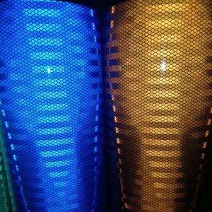 biztonsági szalag fényvisszaverő csík sárga fekete