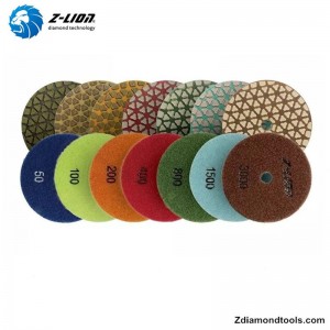 ZL-123J műanyag padló polírozó párnák kőprojektekhez