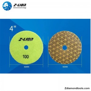 ZL-123J műanyag padló polírozó párnák kőprojektekhez