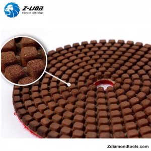 ZL-123F gyémánt gyanta párnák töltelékes réztel a kőhez