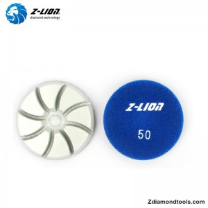ZL-16KR 3 INCH gyémánt padlócsiszoló párnák betonhoz