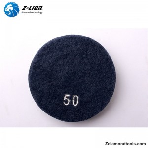 ZL-16KM műgyanta polírozó betétek töltőfémmel