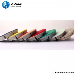 ZL-16KM műgyanta polírozó betétek töltőfémmel