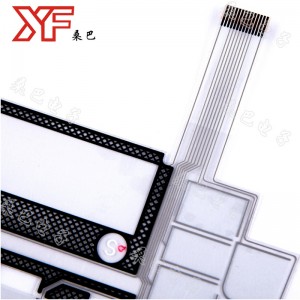 Átlátszó érintésérzékeny kapcsoló