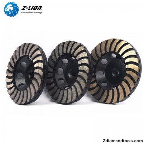 ZL-17 kétrétegű turbó gyémánt csészekerék a gránithoz