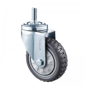 Közepes igénybevétel - krómozott ház szürke Diamand TPE kerékkel