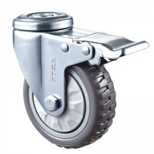 Közepes igénybevétel - krómozott ház szürke Diamand TPE kerékkel