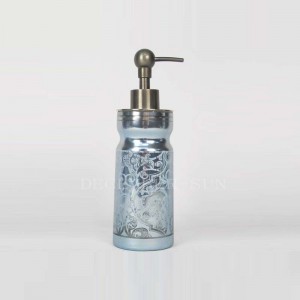 Kerek lézerrel vágott mintás üveg fürdőszobai kiegészítők