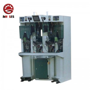 Cipő készítéséhez két hideg és hat hő légzsákokat számláló fröccsöntő gép